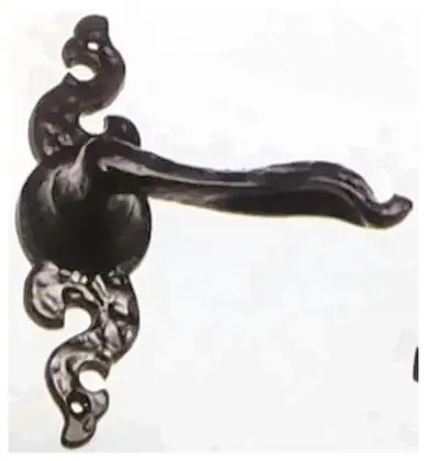 Lever handle, item SE-25017, powder coated