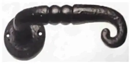 Rose handle, item SE-26011, powder coated