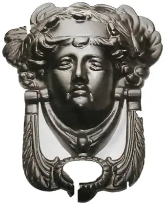 Door knocker Medusa, item SE-27001, powder coated