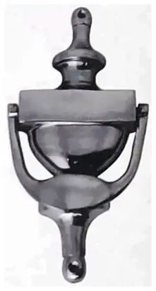 Door knocker Victorian, item SE-27005, powder coated