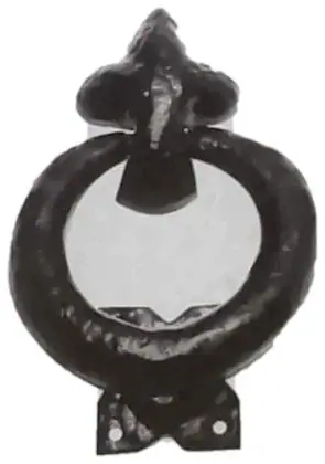 Door knocker, item SE-27008, powder coated
