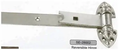 Reversible hinge, item SE-28002, galvanised