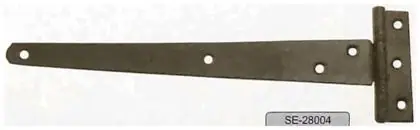 Tee hinge, item SE-28004, powder coated