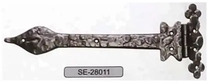 Hinge, item SE-28011, powder coated