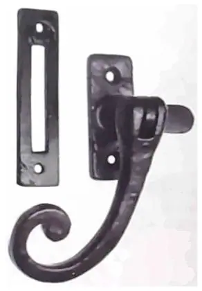 Casement fastener, item SE-29003, powder coated