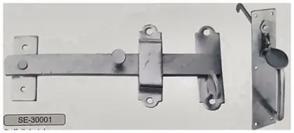 Suffolk latch, item SE-30001, hot dip galvanised