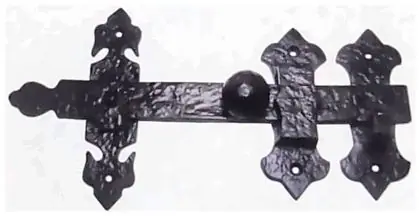 Gate latch, item SE-30005, powder coated
