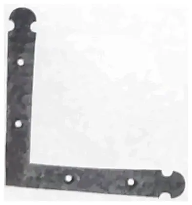 Corner bracket right angle, item SE-30017, powder coated textured
