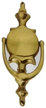 Door knocker, item SE-3006, brass polished lacquered