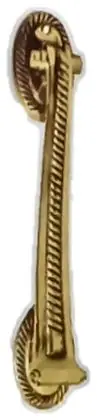Door knocker, item SE-3008, brass polished lacquered