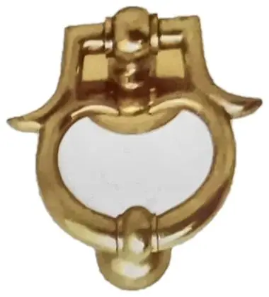 Door knocker, item SE-3011, brass polished lacquered