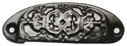 Drawer pull, item SE-31002, powder coated