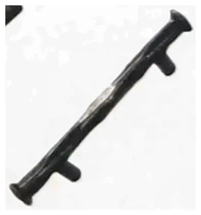 Cabinet handle, item SE-32011, powder coated