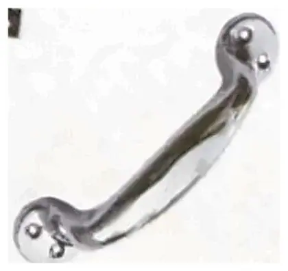 Cabinet handle pressed sheet, item SE-32016, chrome