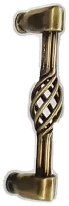 Cage pull handle, item SE-33007, antique brass