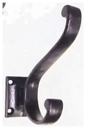 Coat and hat hook, item SE-34006, powder coated