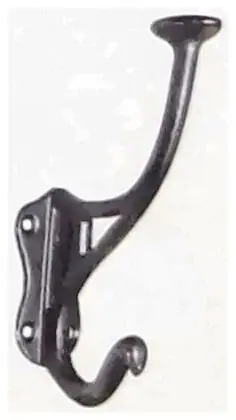 Coat and hat hook, item SE-34008, powder coated