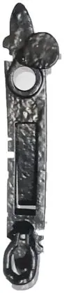 Finger plate rail brackets, item SE-35001, powder coated