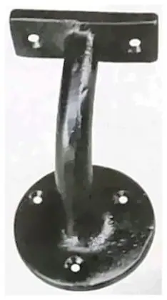 Rail bracket, item SE-35008, powder coated
