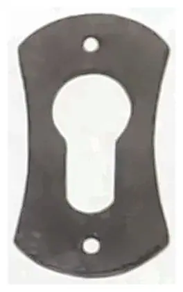 Escutcheon Euro, item SE-36008, powder coated