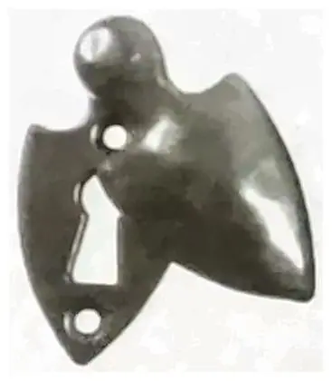 Escutcheon covered, item SE-36010, powder coated