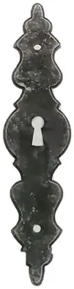 Escutcheon plate, item SE-36011, powder coated