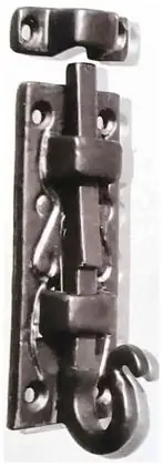 Tower bolt, item SE-37001, powder coated