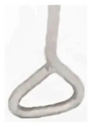 Monkey tail bolt galvanized, item SE-37002, hot dip galvanised