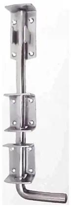 Garage door bolt galvanized, item SE-37003, hot dip galvanised