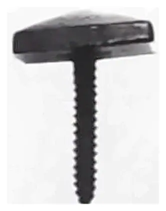 Iron stud, item SE-38007, powder coated