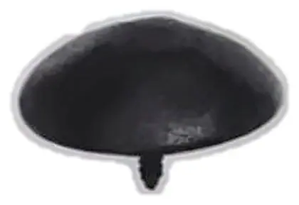 Iron stud iron, item SE-38009, powder coated