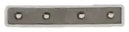 Mending plate sc, item SE-38011, zinc plated