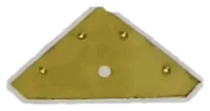 Cormer bracket, item SE-38018, brass plated