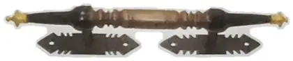 Entrance door handle, item SE-39003, powder coated textured