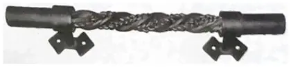 Entrance door handle, item SE-39008, powder coated textured