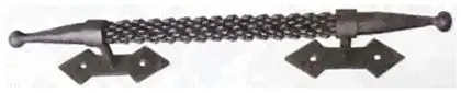 Entrance door handle, item SE-39009, powder coated textured