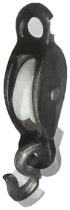 Cast iron pulley, item SE-40001, powder coated