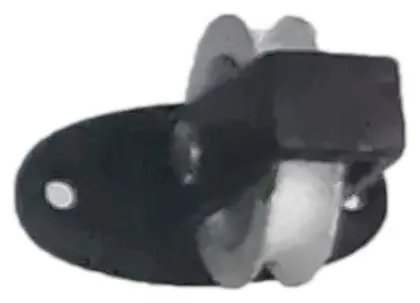 Single upright pulley, item SE-40005, powder coated