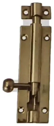 Tower bolt, item SE-4008, antique brass
