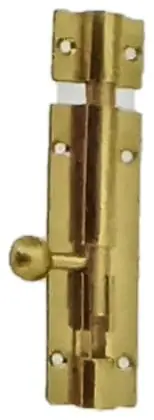 Tower bolt, item SE-4010, brass polished lacquered