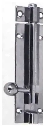 Tower bolt, item SE-4012, satin chrome plated