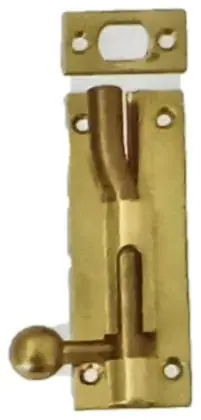 Tower bolt, item SE-4017, brass polished lacquered