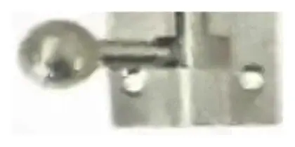 Tower bolt, item SE-4018, satin chrome plated
