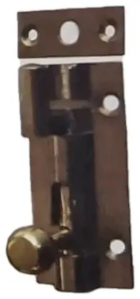Tower bolt naked, item SE-4020, antique brass