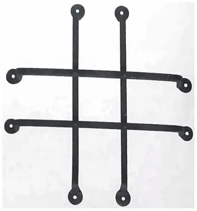 Speakeasy and side light grill, item SE-40503, powder coated textured