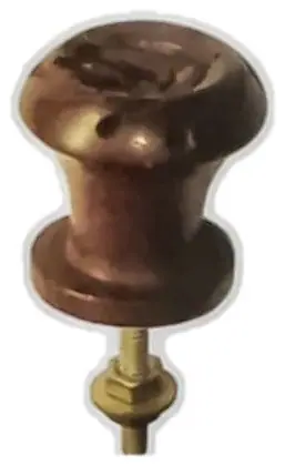 Bone cabinet knob, item SE-41052