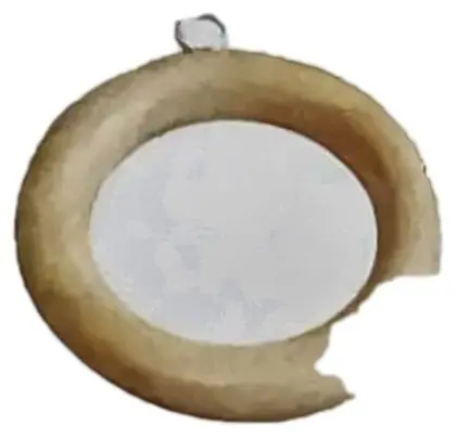 Wooden curtain ring, item SE-41079
