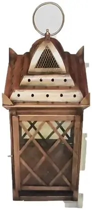 Lantern, item SE-43008, antique brass