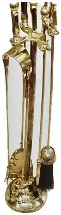 Fire sets, item SE-44001, brass