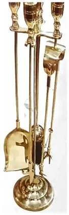 Fire sets, item SE-44003, brass